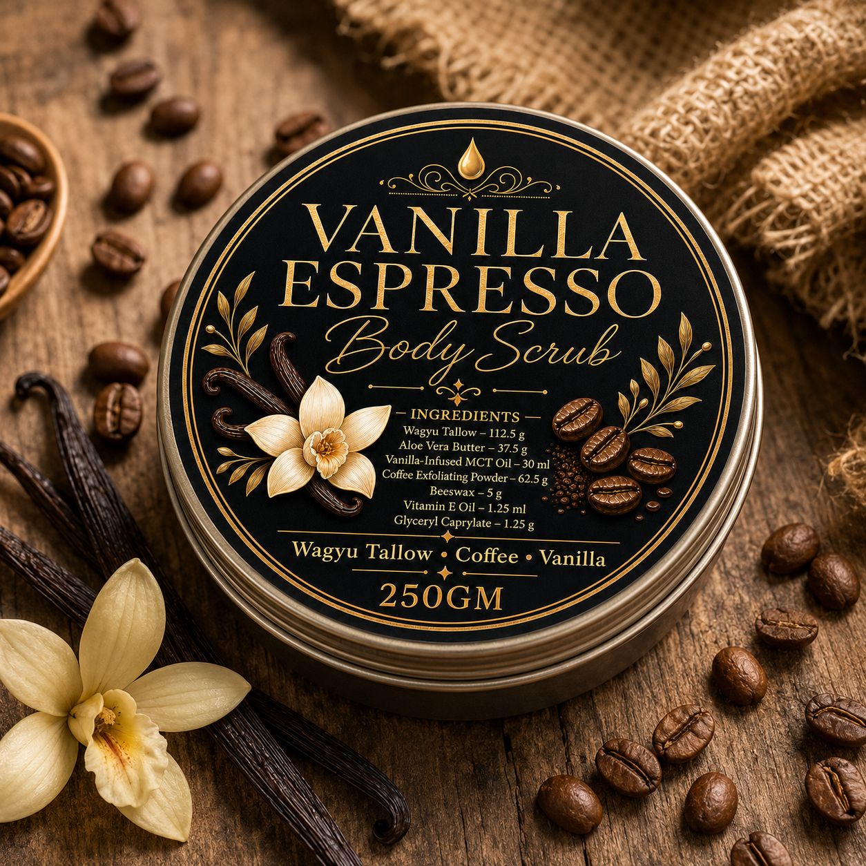 Vanilla Espresso Body Scrub