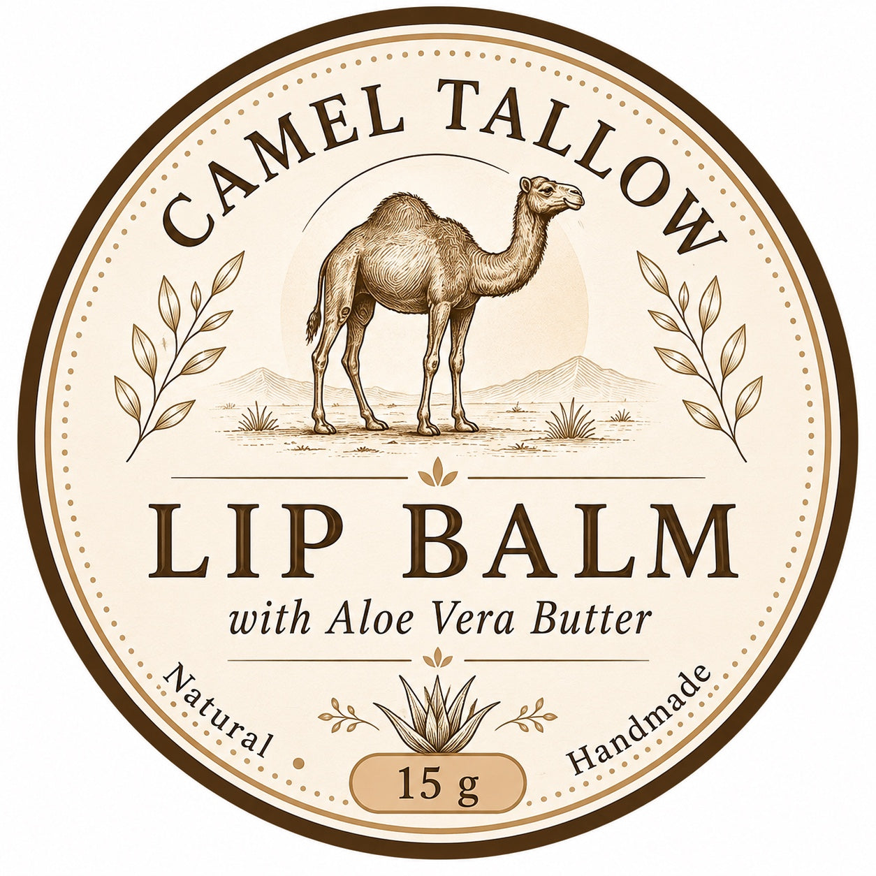 Camel Suet Tallow Lip Balm — 15g | Flavoured Range