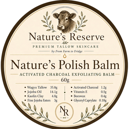 Nature's Polish Balm Activated Charcoal Exfoliating Balm