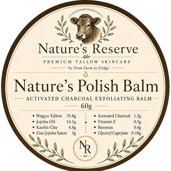 Nature's Polish Balm Activated Charcoal Exfoliating Balm