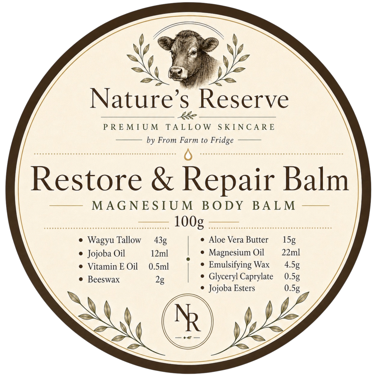Wagyu Restore &  Repair Magnesium Balm -Lime