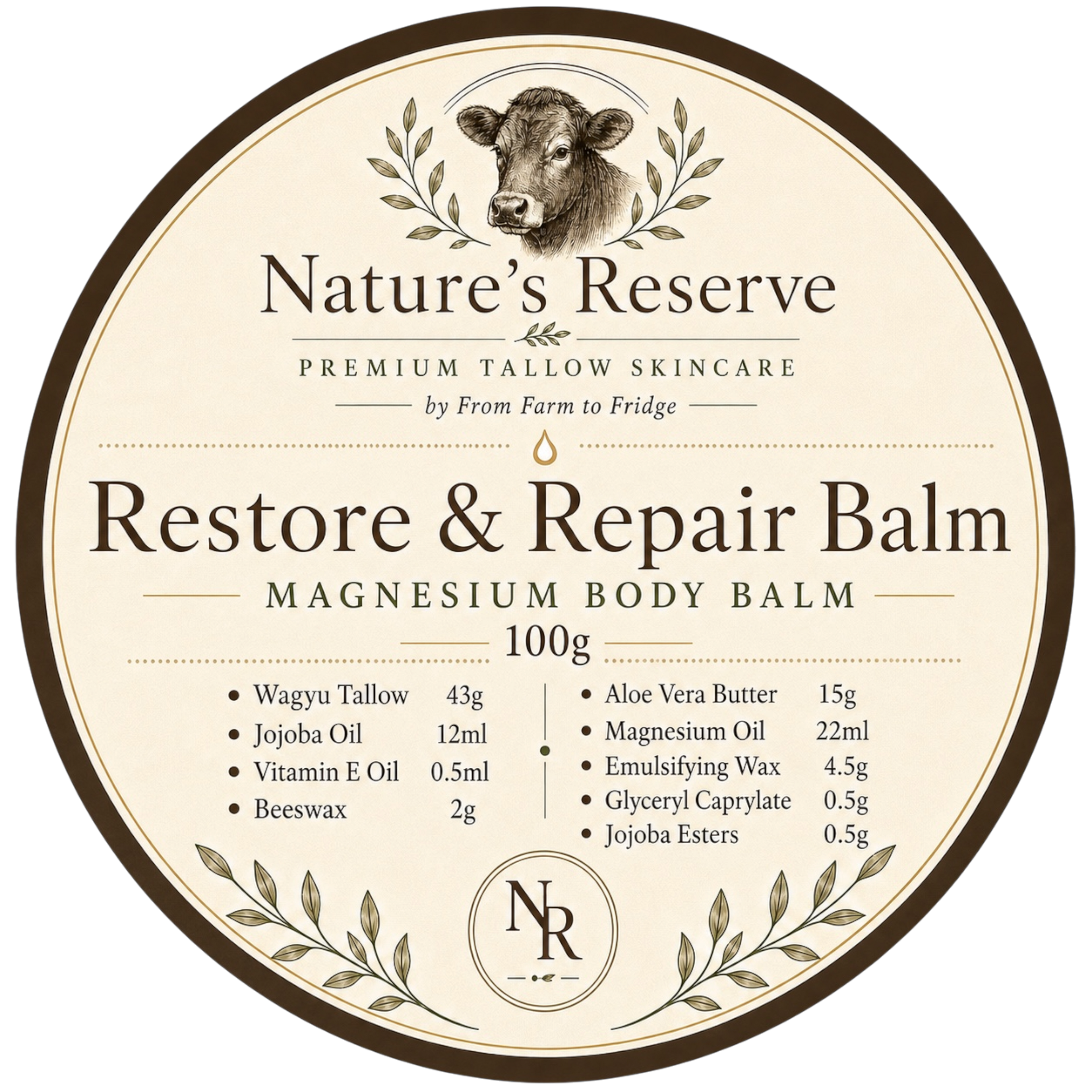 Wagyu Restore &  Repair Magnesium Balm -Lime