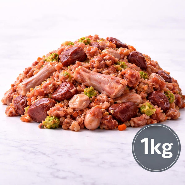 Puppy - 1kg Portion Pack Bone & Raw Food