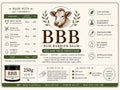 The Beef Bus Bum Barrier Balm 250g jar with 20% zinc oxide, featuring natural wagyu tallow ingredients and benefits.